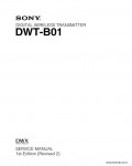 Сервисная инструкция SONY DWT-B01, 1st-edition, REV2