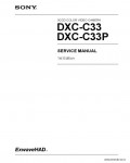 Сервисная инструкция SONY DXC-C33