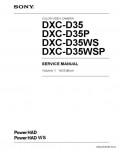 Сервисная инструкция SONY DXC-D35 VOL.1, 1st-edition