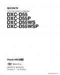 Сервисная инструкция SONY DXC-D55 VOL.1, 1st-edition