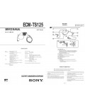Сервисная инструкция Sony ECM-TS125