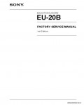 Сервисная инструкция SONY EU-20B, FSM