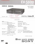 Сервисная инструкция Sony EV-S600