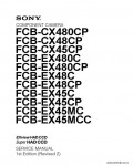 Сервисная инструкция SONY FCB-CX480