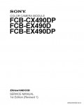 Сервисная инструкция SONY FCB-CX490, 1st-edition, REV.1