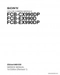 Сервисная инструкция SONY FCB-CX990, 1st-edition, REV.1