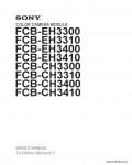 Сервисная инструкция SONY FCB-EH3300, SERIES, 1st-edition, REV.1