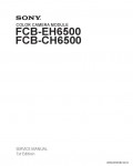 Сервисная инструкция SONY FCB-EH6500