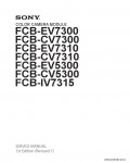 Сервисная инструкция SONY FCB-EV7300, 1st-edition, REV.1
