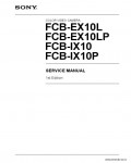 Сервисная инструкция SONY FCB-EX10L, 1st-edition