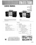 Сервисная инструкция Sony FH-11, FH-15R