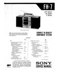 Сервисная инструкция Sony FH-7