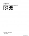 Сервисная инструкция SONY FSV-CS7 VN7, 1st-edition