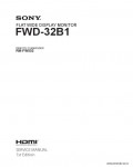 Сервисная инструкция SONY FWD-32B1