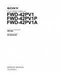 Сервисная инструкция Sony FWD-42PV1