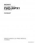 Сервисная инструкция SONY FWD-50PX1