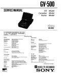 Сервисная инструкция Sony GV-500