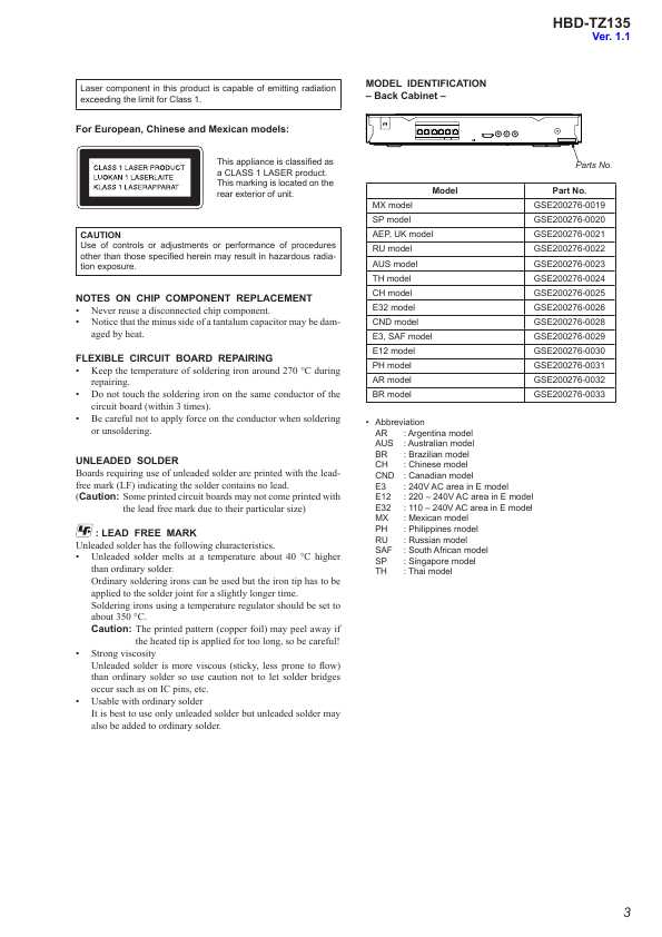 Сервисная инструкция Sony HBD-TZ135 (DAV-TZ135)