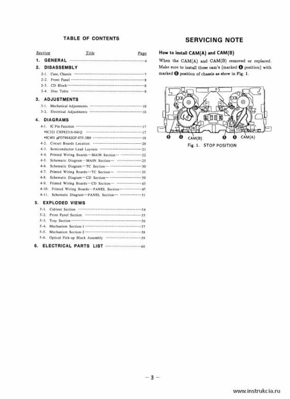 Сервисная инструкция Sony HCD-441