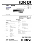 Сервисная инструкция Sony HCD-C450 (DAV-C450)