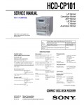 Сервисная инструкция Sony HCD-CP101 (CMT-CP101)