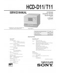 Сервисная инструкция Sony HCD-D11, HCD-T11