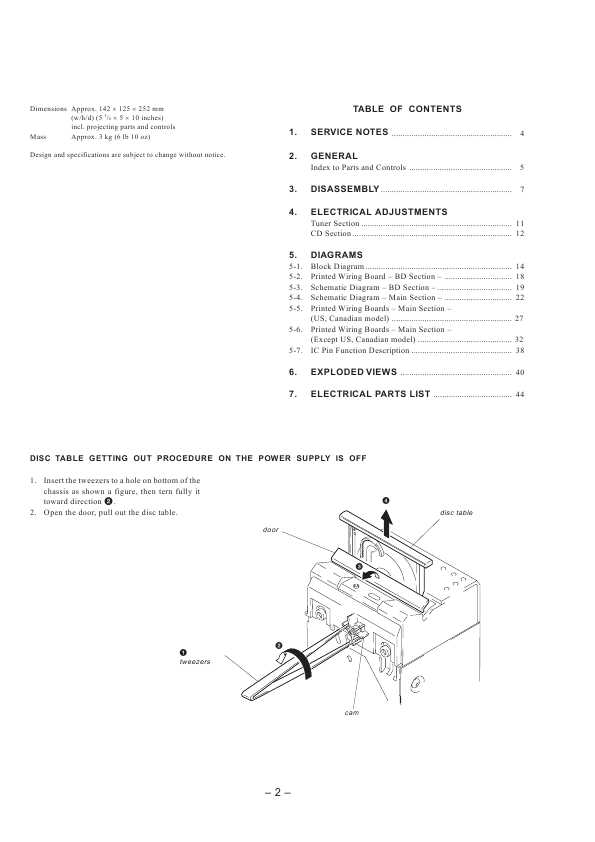 Сервисная инструкция Sony HCD-D11, HCD-T11