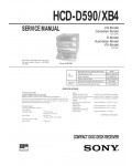 Сервисная инструкция Sony HCD-D590, HCD-XB4