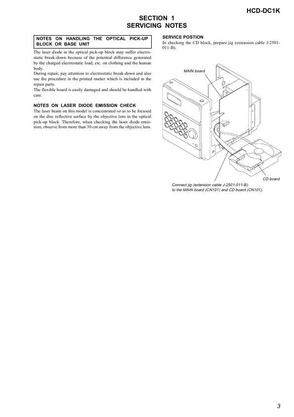 Сервисная инструкция Sony HCD-DC1K (CMT-DC1K)