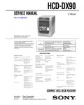 Сервисная инструкция Sony HCD-DX90 (MHC-DX90)