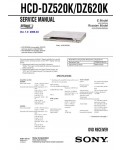 Сервисная инструкция Sony HCD-DZ520K, HCD-DZ620K