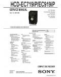 Сервисная инструкция SONY HCD-EC719IP, EC919IP