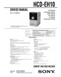 Сервисная инструкция Sony HCD-EH10