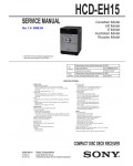 Сервисная инструкция Sony HCD-EH15