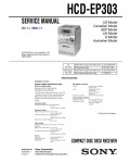 Сервисная инструкция Sony HCD-EP303 (CMT-EP303)