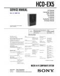 Сервисная инструкция Sony HCD-EX5 (CMT-EX5)