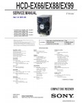 Сервисная инструкция SONY HCD-EX66, EX88, EX99