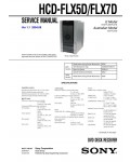 Сервисная инструкция Sony HCD-FLX5D, HCD-FLX7D