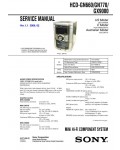 Сервисная инструкция Sony HCD-GN660, HCD-GN770, HCD-GX9000
