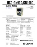 Сервисная инструкция Sony HCD-GN90D, HCD-GN100D