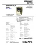 Сервисная инструкция Sony HCD-GNV99D, HCD-GNV111D
