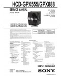 Сервисная инструкция SONY HCD-GP555, 888 V1.2