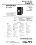 Сервисная инструкция Sony HCD-GT111, HCD-GT222, HCD-GT444, HCD-GT555