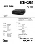Сервисная инструкция Sony HCD-H3800
