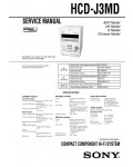 Сервисная инструкция Sony HCD-J3MD (CMT-J3MD)