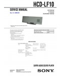 Сервисная инструкция Sony HCD-LF10