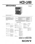 Сервисная инструкция Sony HCD-LV80 (LBT-LV80)