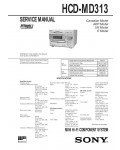 Сервисная инструкция Sony HCD-MD313 (DHC-MD313)