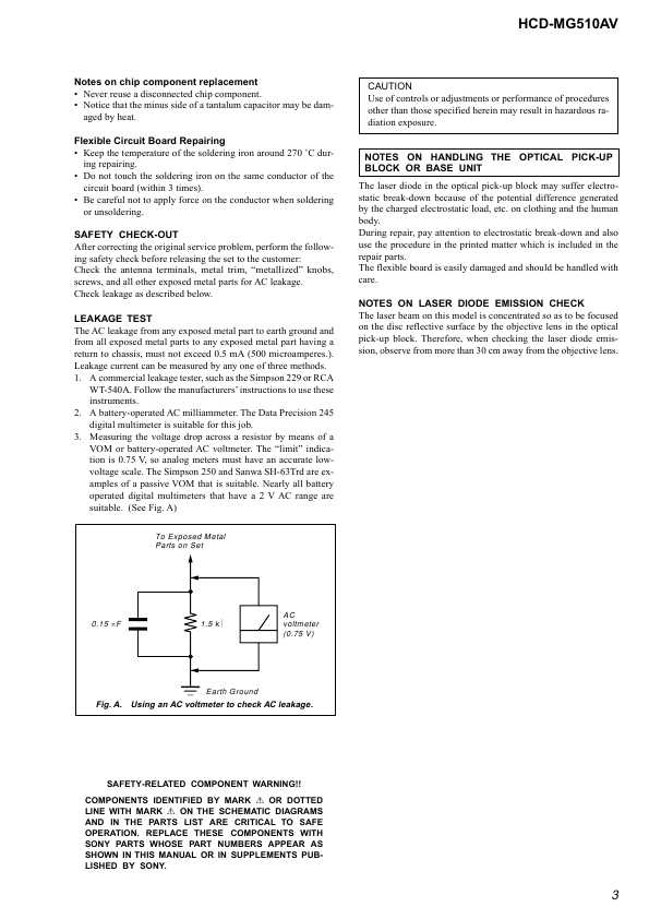 Сервисная инструкция Sony HCD-MG510AV (MHC-MG510AV)