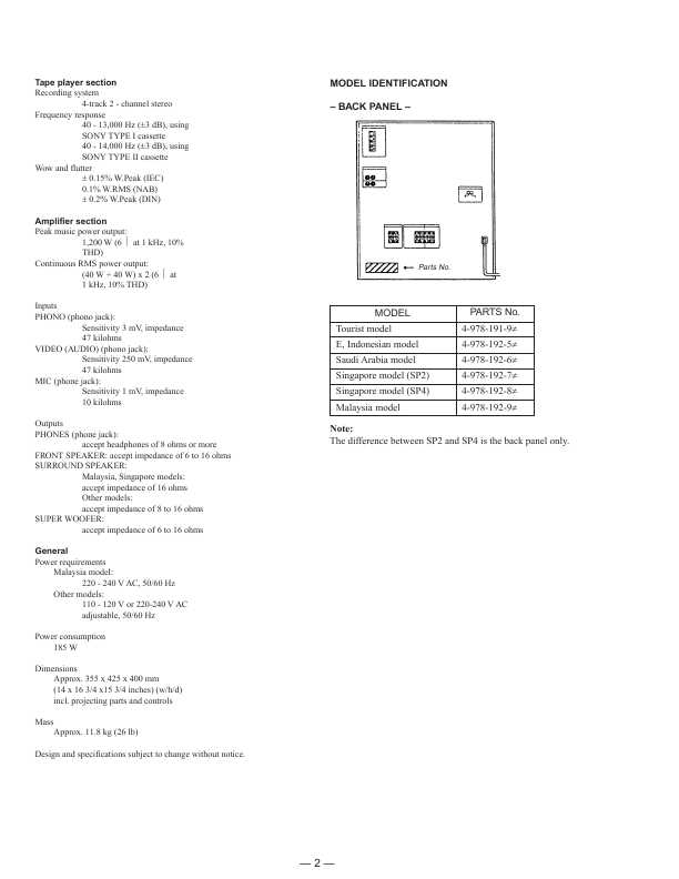 Сервисная инструкция Sony HCD-N455K